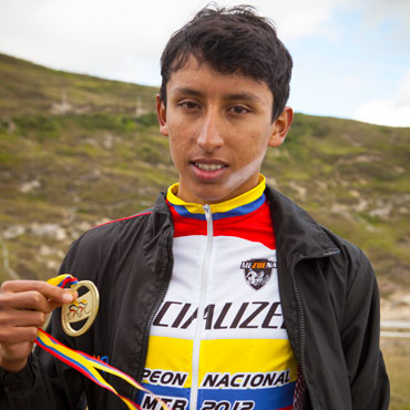 Egán Arley Bernal ganó en la categoría júnior hombres