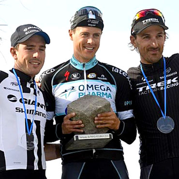 Niki Terpstra, John Degenkolb y Fabian Cancellara