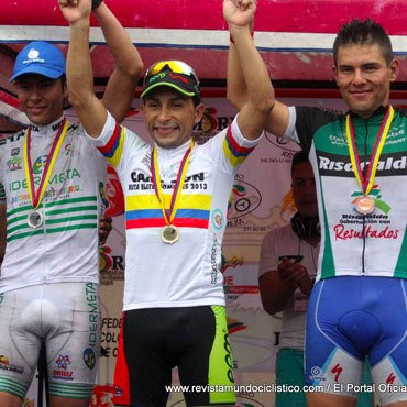 Walter Pedraza, Jonathan Paredes y Andrés Miguel Díaz