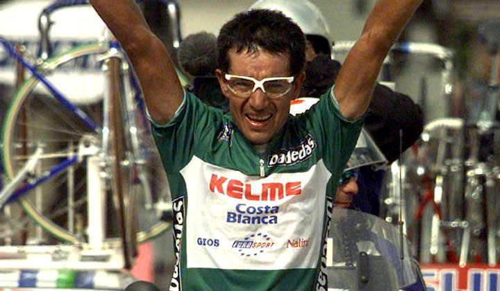 ‘Chepe’ González brilló en las montañas italianas con el equipo español Kelme