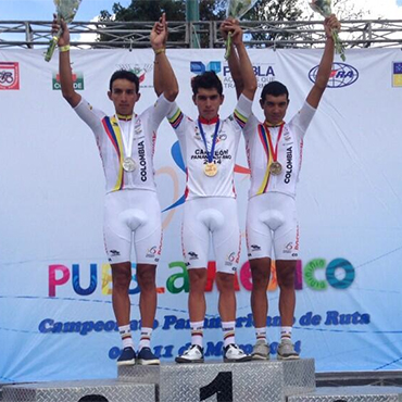 Los ruteros Sub-23 colombianos coparon el podio Panamericano en Puebla