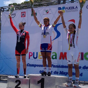 Lozano se colgó el bronce en el Gran Fondo femenino Panamericano