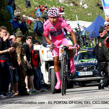 Quintana fue un auténtico cohete este viernes en Monte Grappa