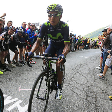 Quintana le recortó segundos a Urán en la primera muestra de alta montaña