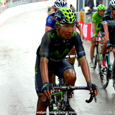 Quintana y su llegada en la sexta etapa del Giro 2014