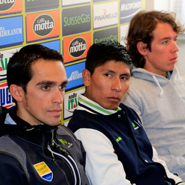 Contador, Quintana y Urán, figuras del ciclismo mundial
