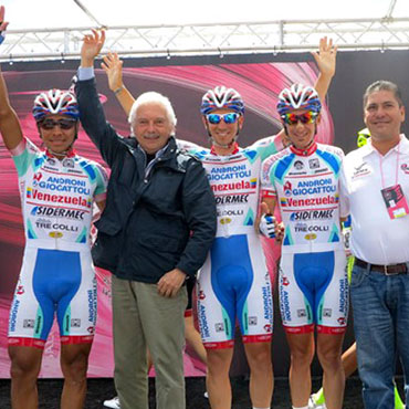 El Androni como siempre, honró el gran Giro de Italia