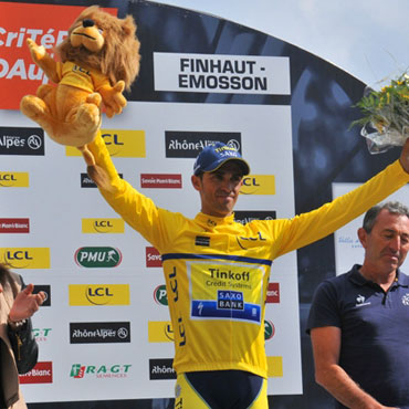 Contador formidable lider del Dauphiné Liberé a una etapa del final