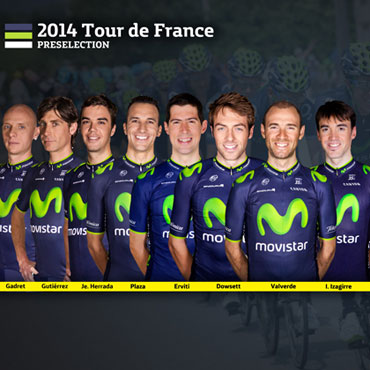 Se empieza a conformar el Movistar Team que estará en el Tour 2014