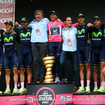 Quintana, valoró lo realizado por su equipo del Movistar Team durante la competencia