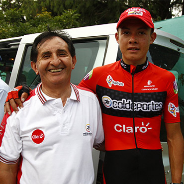 Oliverio Cárdenas junto a Rodrigo Contreras