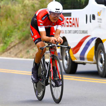 Contreras (Coldeportes-Claro) y su triunfo de la tercera etapa