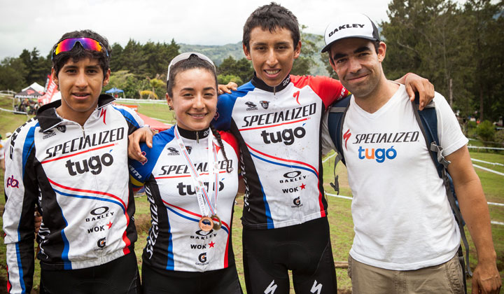 Egán Arley Bernal, Brandon Rivera, Xiomara Guerrero y Pablo Mazuera, representaron con grandes resultados a Colombia en Costa Rica