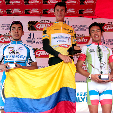 Wilmar Paredes y Jesús Portillo, podio para Colombia en Guatemala
