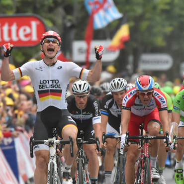 Andre Greippel, otro aleman que gana al embalaje en el Tour de Francia
