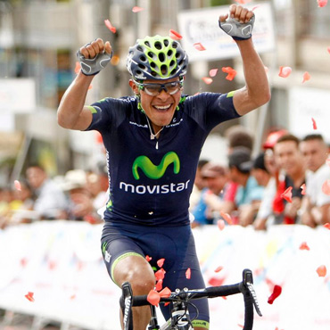 Montaña ganó en Fusagasugá y muestra gran nivel para la Vuelta a Colombia (Foto©PrensaMovistarTeamAmerica)