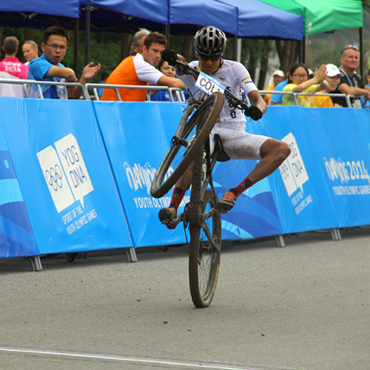 Brandon Rivera ha tenido un buen papel en Nanjing 2014.