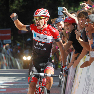 El español David Belda, doble vencedor parcial en la Vuelta a Portugal.