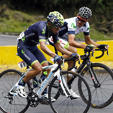 Montaña defendió las opciones de la escuadra telefónica en una etapa clave de la Vuelta a Colombia 2014