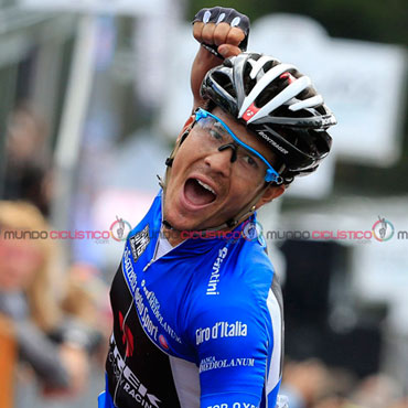 Julián Arredondo, uno de los triunfadores parciales del pasado Giro de Italia.