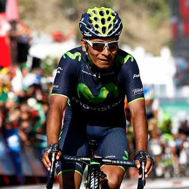 El colombiano Nairo Quintana asumió el liderato justo en el previo del primer receso.