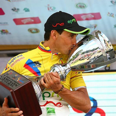 Óscar Sevilla, único extranjero que ha ganado dos veces seguidas la Vuelta.