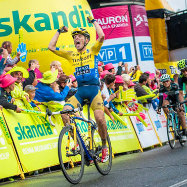 La primera etapa de gran montaña fue para Rafal Majka.