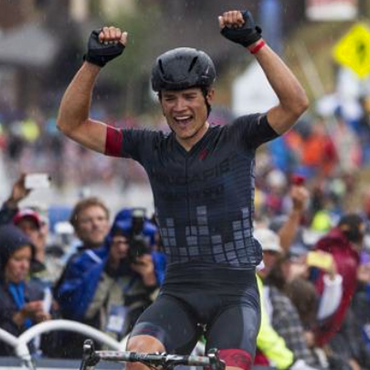 Robin Carpenter, segundo ganador parcial en el USA Pro Cycling Challenge.