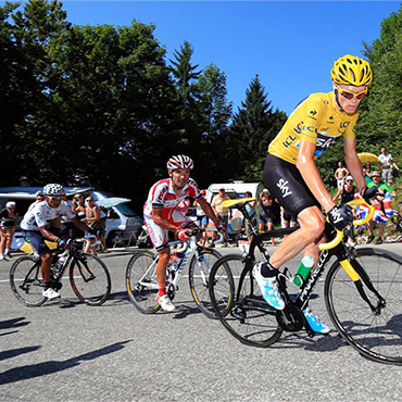 Tres de los máximos favoritos al título: Nairo Quintana (Colombia), 'Purito' Rodríguez (España) y Chris Froome (Inglaterra)