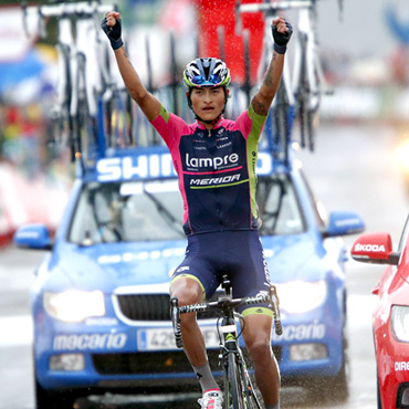 Doblete historico para colombia en la novena etapa de la ronda ibérica con etapa para Anacona y liderato para Quintana