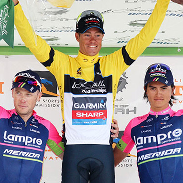 Primer podio para el colombiano Winner Anacona en un prueba del UCI Tour América.