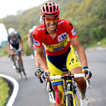 En La Farrapona, Alberto Contador obtuvo su primer triunfo parcial.