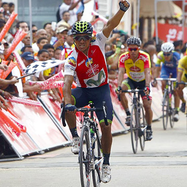 Guamá le entregó la primera victoria de etapa al Movistar en la edición 2014 de la carrera radial