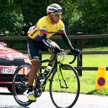 Miguel Rubiano cerró su preparación para el Mundial Ponferrada 2014.