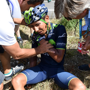 El campeón del Giro de Italia tendrá entre 6 y 8 semanas para regresar a la competencia