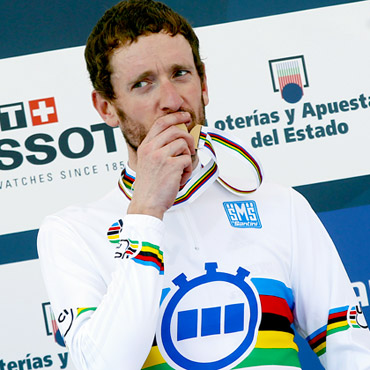 Bradley Wiggins obtuvo su primer oro en Mundiales de Ruta.