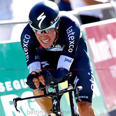 "Rigo" realizó este martes una impresionante crono que lo devolvió al podio general de la Vuelta a España (Foto©BettiniPhoto)