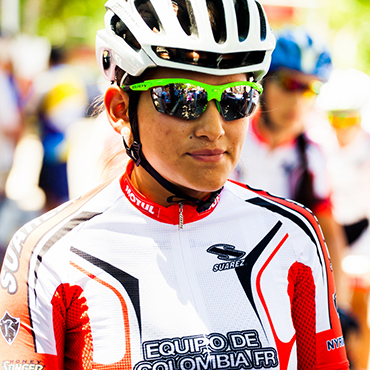 Serika Guluma, una de las siete colombianas que estará en la carrera italiana.