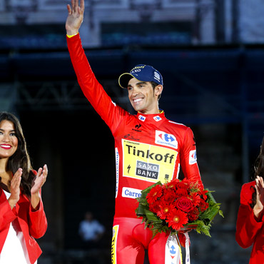 Contador ganó hace un mes la Ronda Ibérica por tercera vez.