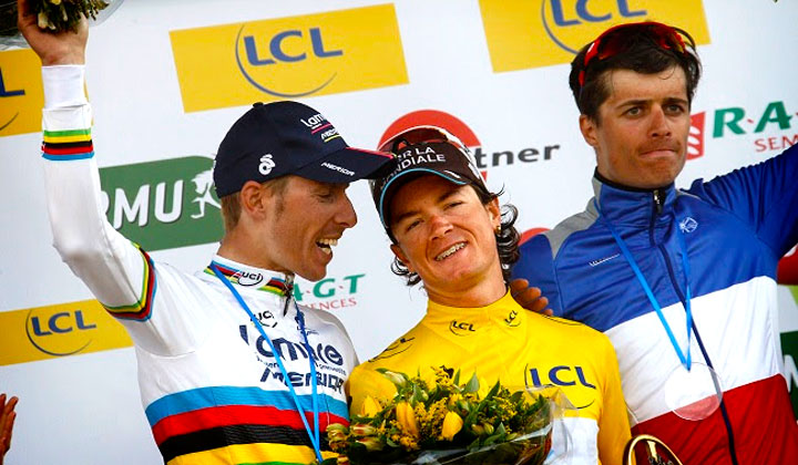 El primer triunfo del año de un colombiano en el circuito élite del ciclismo, lo logró Carlos Betancur en la carrera París–Niza en marzo (9 al 16).