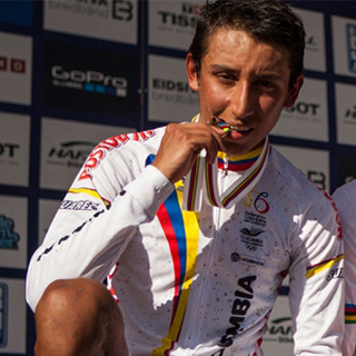 El juvenil, quedó en la historia como el primer colombiano en el podio de un Mundial.