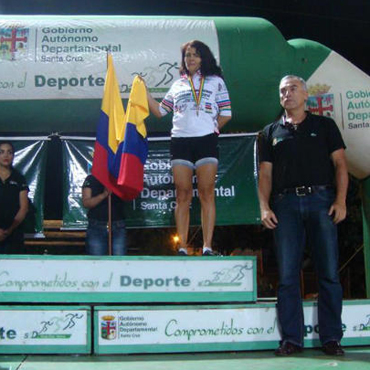 María Isabel Arenas, una de las tres medallistas de la delegación nacional.
