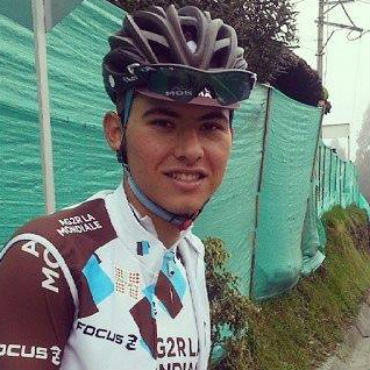 Estrada, nuevo colombiano de la élite ciclística.