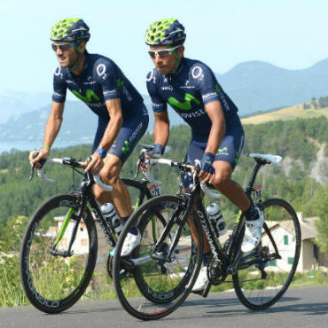 Valverde y Quintana, el dúo líder del plantel Movistar.