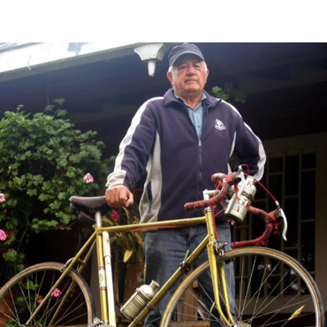 El campeón en su finca en Guarne, Antioquia, en 2012.