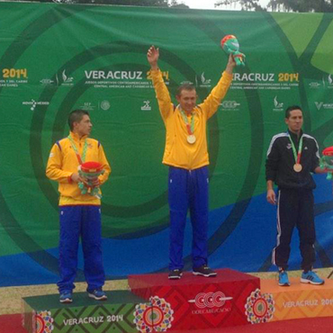 Leonardo Páez, primera medalla de oro para Colombia en los centroamericanos