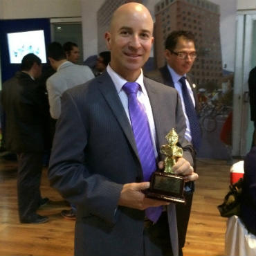 Germán Medina obtuvo el premio como DT de 2014.