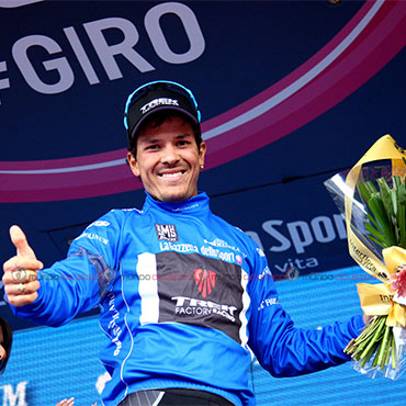 El gran papel de Arredondo este año fue en Giro de Italia.