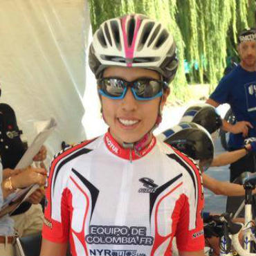 Lorena Beltrán, integrante del equipo femenino Cycling TR.