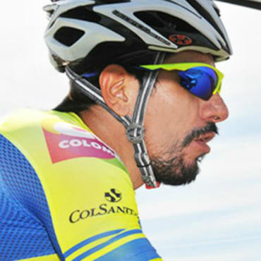 Carlos Urán, quinto tras dos etapas de la prueba 'tica'.